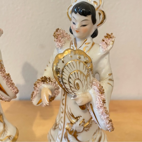 norcrest Art Vintage Set Of 2 Norcrest Fine China Man Woman